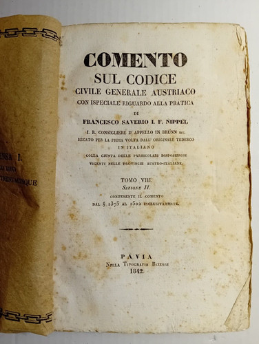 Comento sul codice - sul, civile