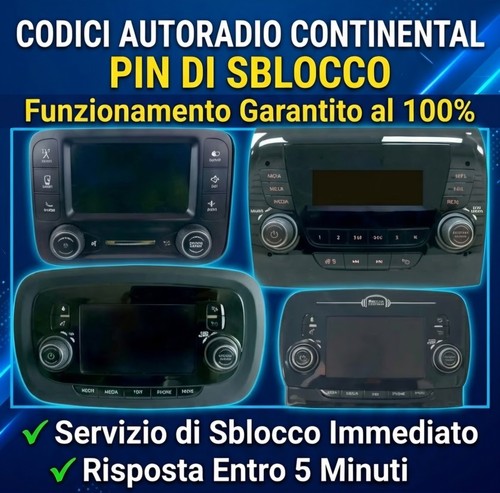 Codice sblocco radio jeep - sblocco,