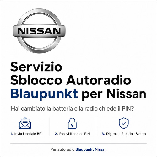 Codice sblocco autoradio - codice,