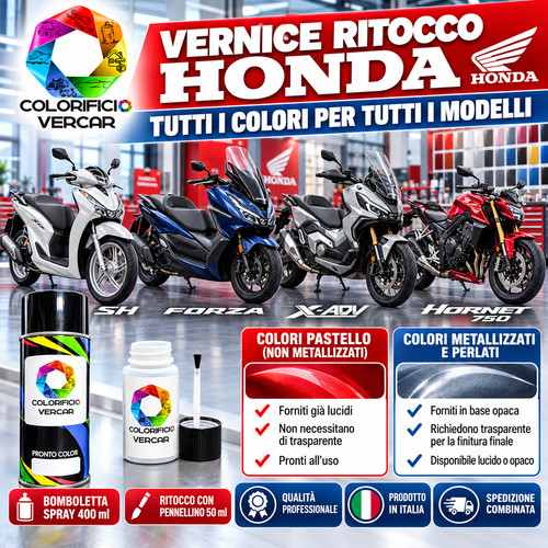 Vernice ritocco honda - ritocco, moto