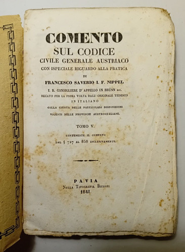 Comento sul codice civile - comento,