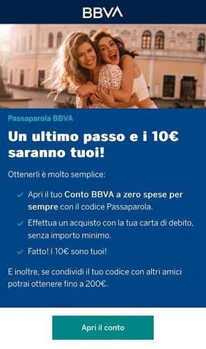 Apri conto banca bbva - banca, +