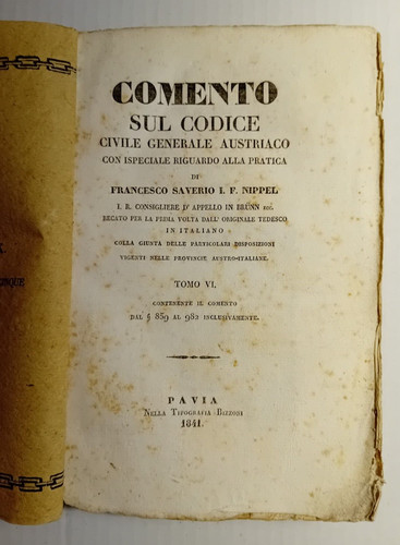 Comento sul codice civile - codice,