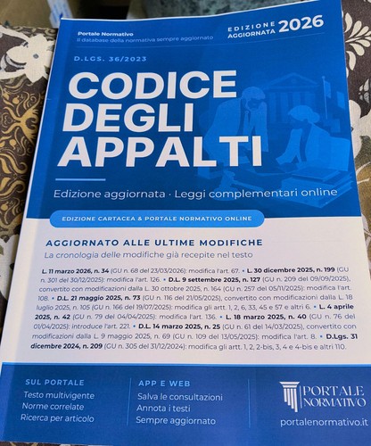 Codice degli appalti edizione - codice,