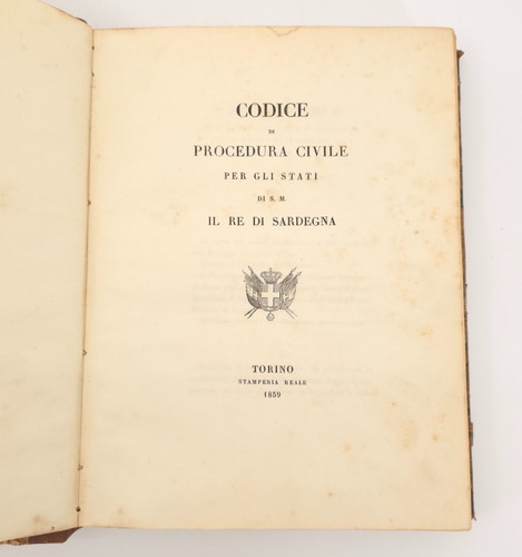 Codice procedura civile - codice, regno
