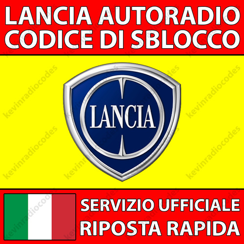 Lancia radio codice di - ✅lancia,