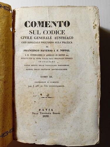 Comento sul codice civile - codice,